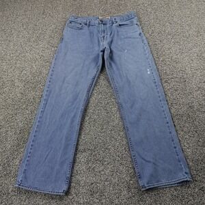 VTG Big Mac Jeans Mens 32X28 Blue Denim Straight Workwear Work Grunge 90s Y2K